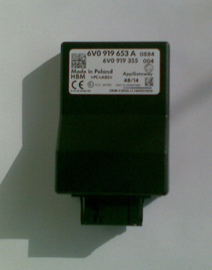 6V0919355, Control Unit Foronline Services Škoda genuine OEM part